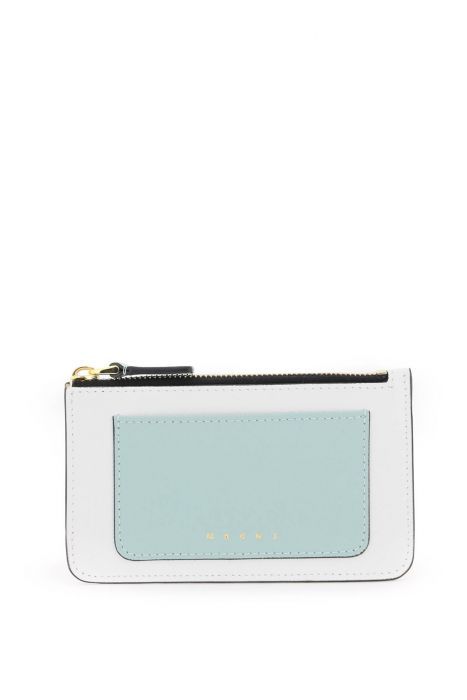 marni tricolor zippered cardholder