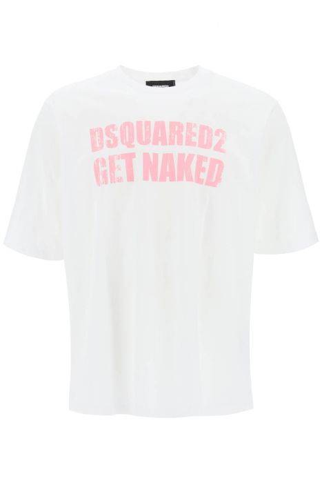 dsquared2 skater fit printed t-shirt