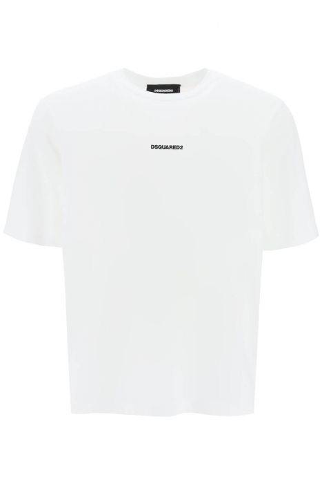 dsquared2 slouch fit t-shirt with logo print