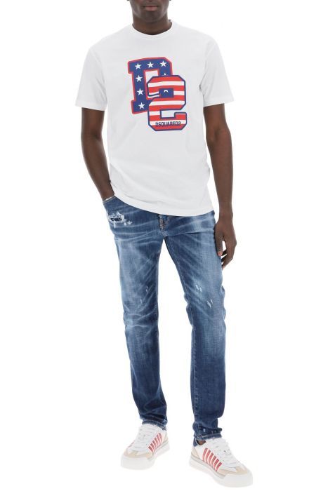 dsquared2 cool fit t-shirt with d2 print