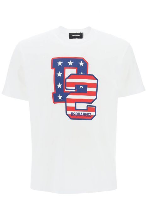 dsquared2 cool fit t-shirt with d2 print