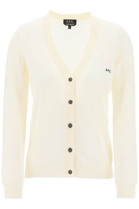 a.p.c. cardigan bella in cotone