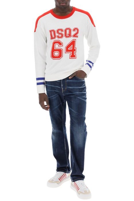 dsquared2 dsq2 64 football sweater