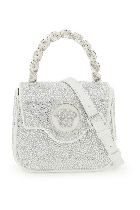 versace borsa a mano la medusa con cristalli