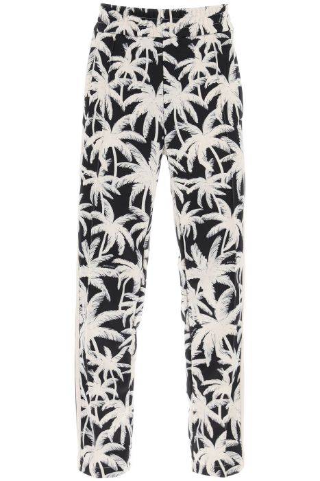 palm angels joggers con stampa palme