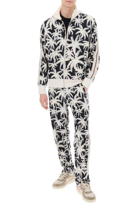 palm angels joggers with palms print
