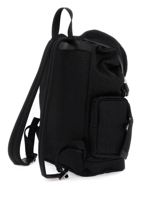 versace versace allover neo nylon backpack