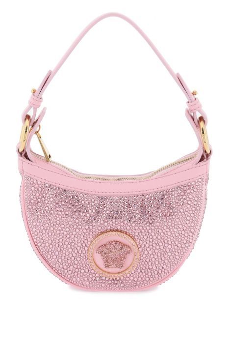 versace borsa mini hobo repeat con cristalli