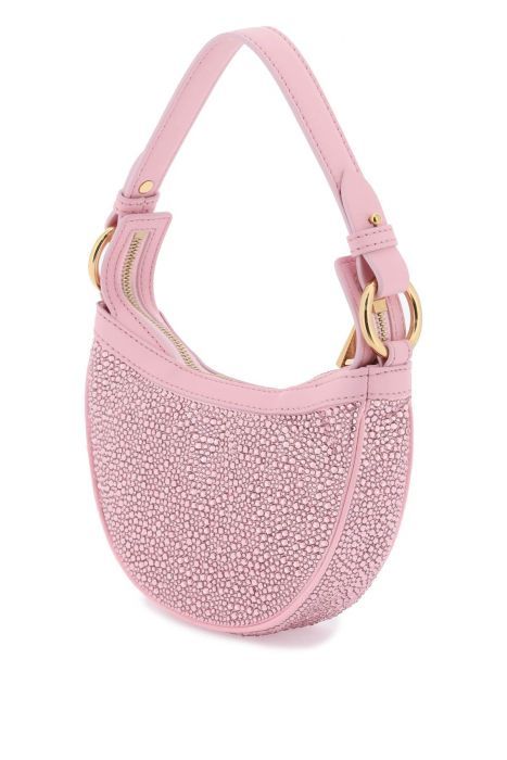 versace borsa mini hobo repeat con cristalli