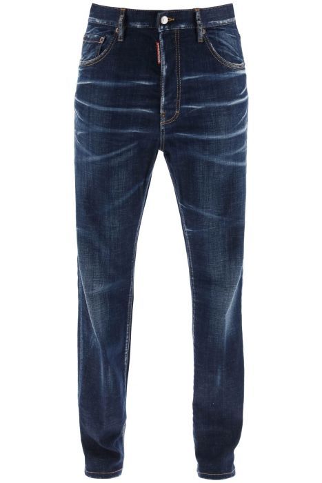 dsquared2 642 jeans in dark clean wash