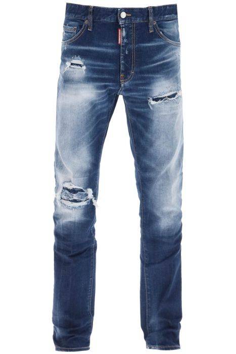 dsquared2 jeans cool guy in medium worn out booty wash