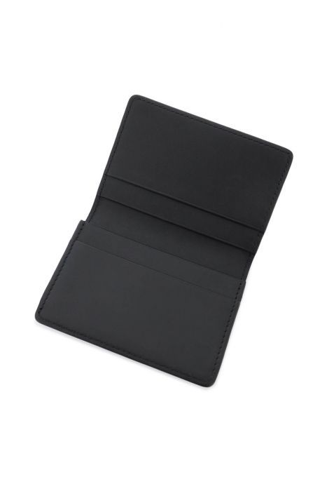 a.p.c. leather stefan card holder