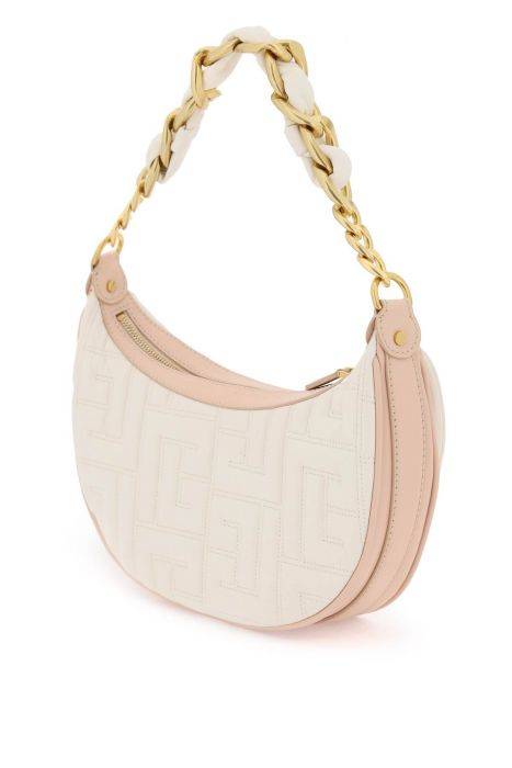balmain 1945 soft quilted leather hobo bag