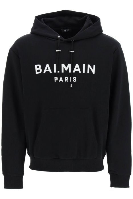 balmain logo hoodie