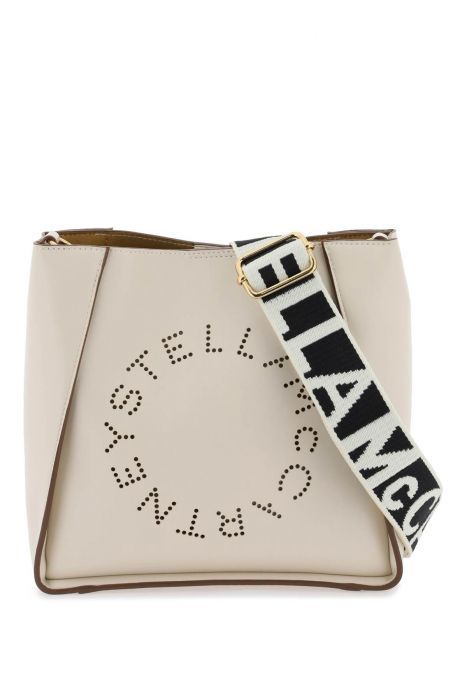 stella mccartney borsa a tracolla con logo stella traforato