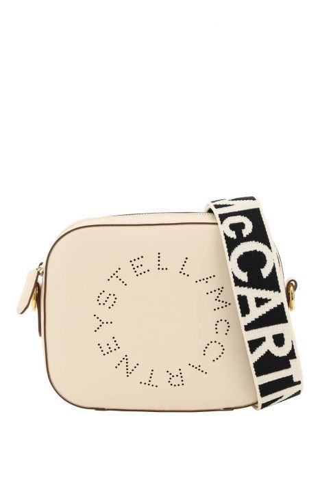 stella mccartney camera bag con logo stella traforato