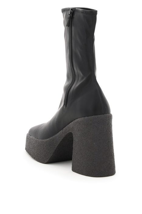 stella mccartney thick heel stretch boots