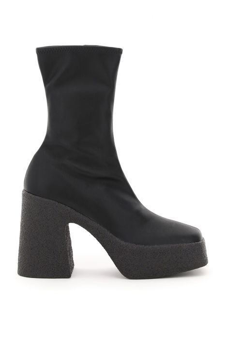 stella mccartney thick heel stretch boots