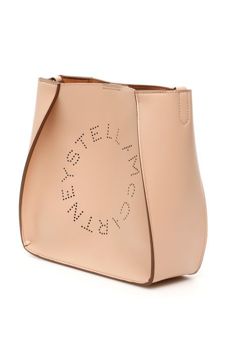 stella mccartney stella perforated logo shoulder bag