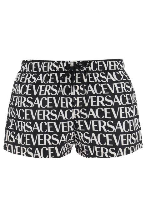 versace versace allover swim trunks