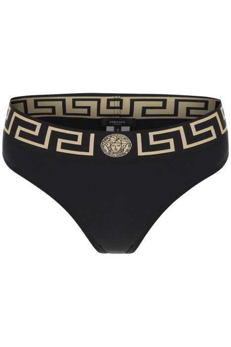 versace slip bikini con banda greca