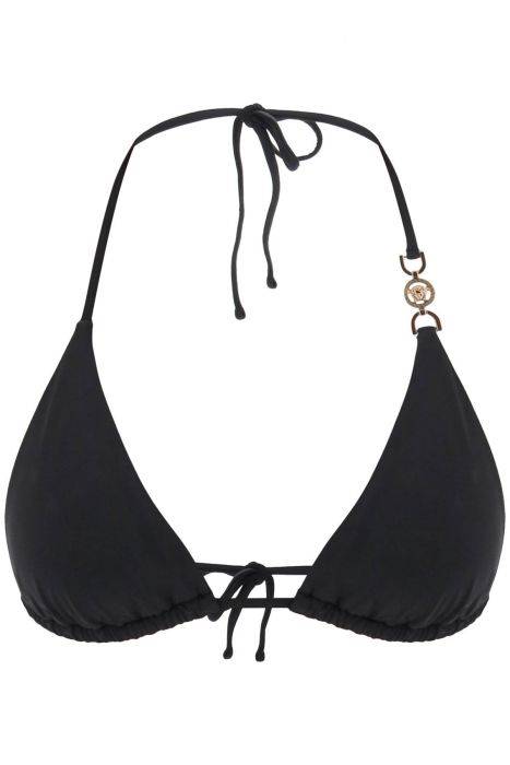 versace medusa triangle bikini top