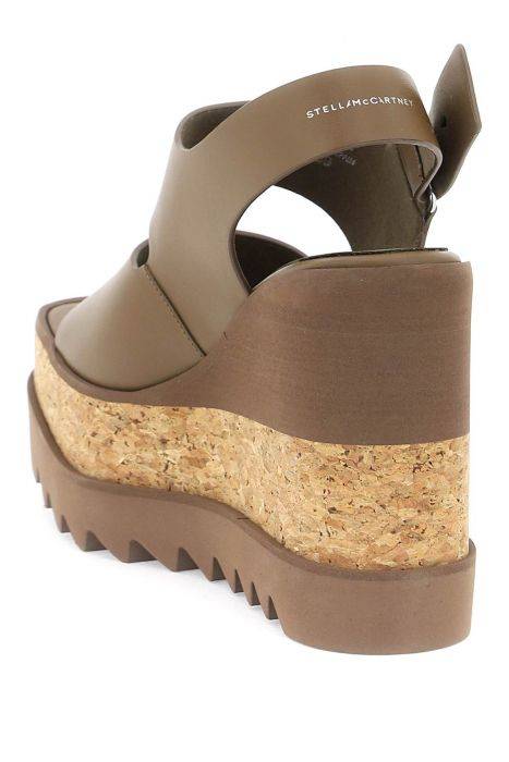 stella mccartney elyse platform sandals with wedge