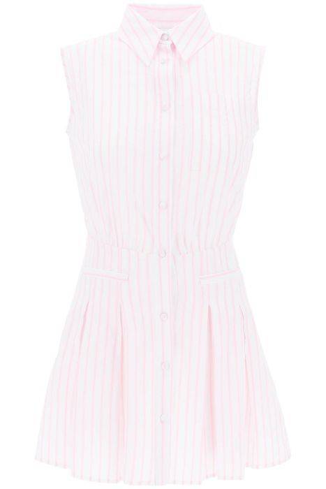 mvp wardrobe striped mini chemisier dress