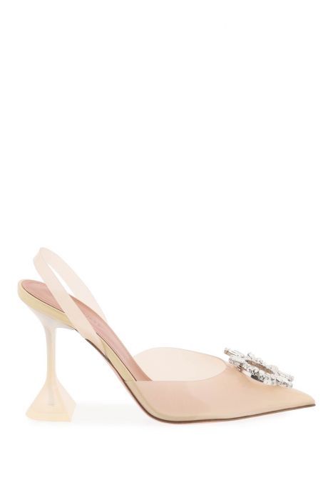 amina muaddi pvc begum slingback pumps