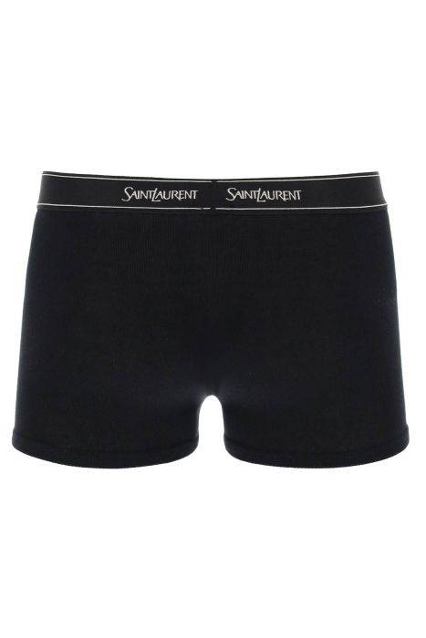 saint laurent intimate boxer shorts with logo band