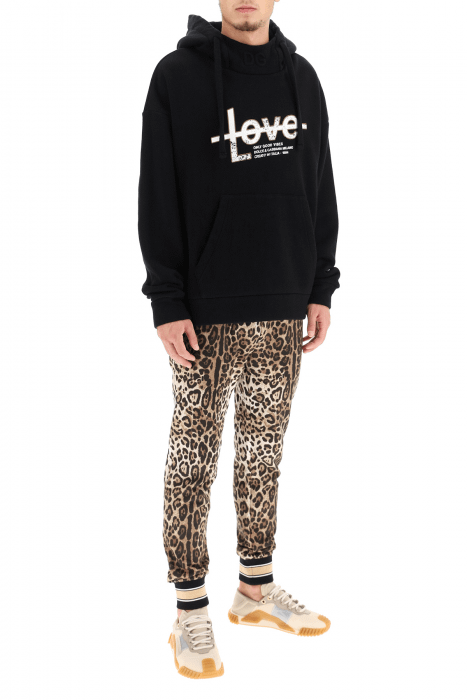 dolce & gabbana 'only good vibes' print hoodie