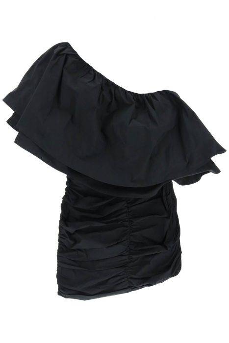 rotate 'taft' one-shoulder mini dress