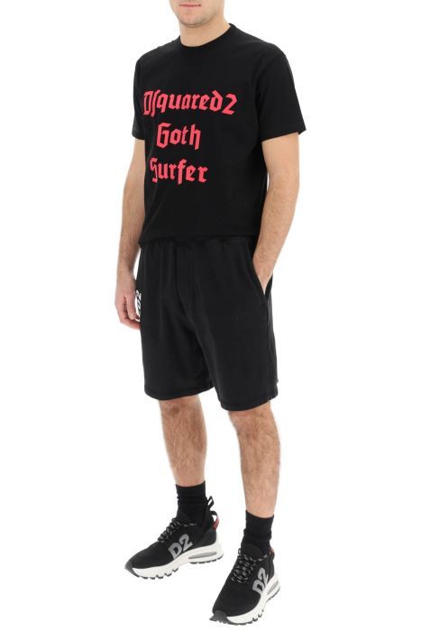 dsquared2 t-shirt 'd2 goth surfer'