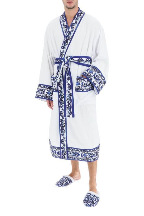 dolce & gabbana 'blu mediterraneo' bathrobe