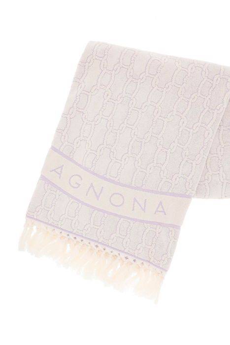 agnona 'chain' beach towel