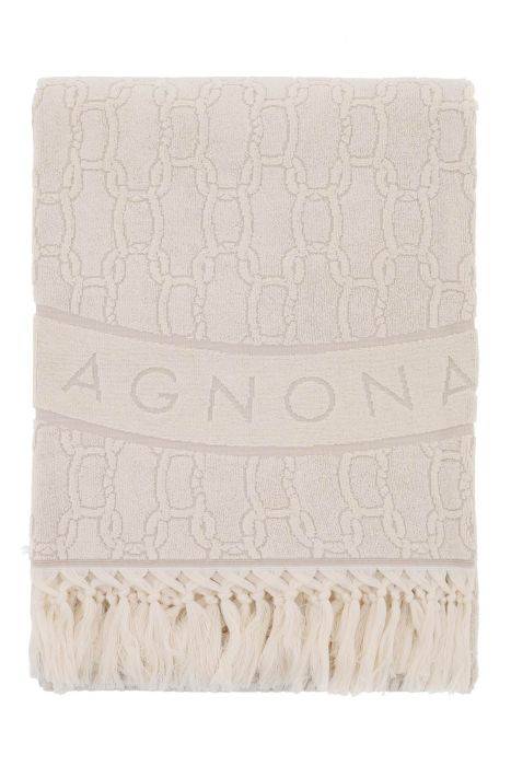 agnona 'chain' beach towel