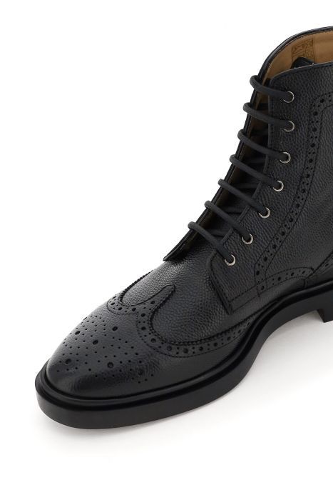 thom browne wingtip brogue ankle boots