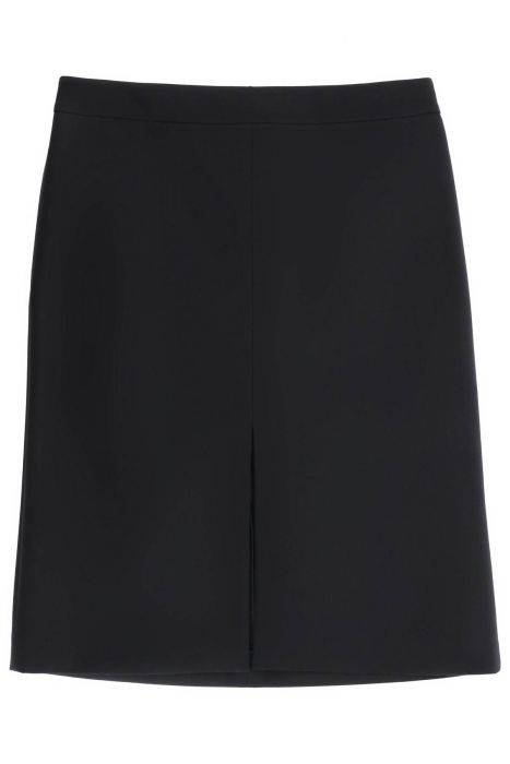 the row 'benson' longuette skirt in stretch wool