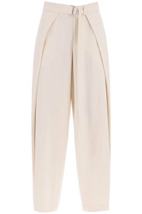 ami alexandre matiussi wide fit pants with floating panels