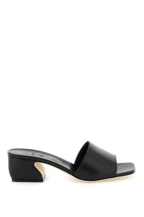 si rossi nappa leather mules
