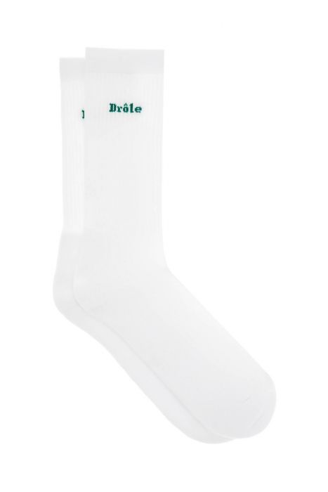 drole de monsieur logoed socks