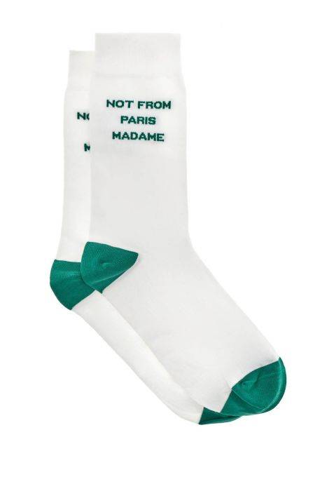 drole de monsieur 'la chaussette slogan' socks