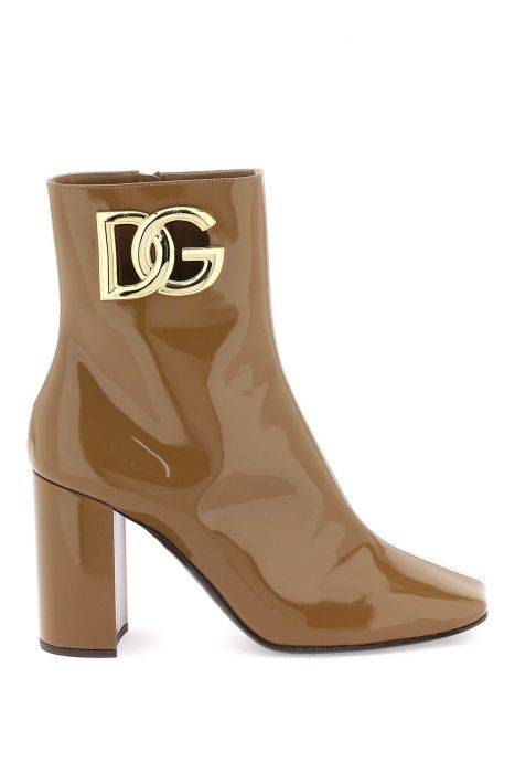 dolce & gabbana dg logo ankle boots