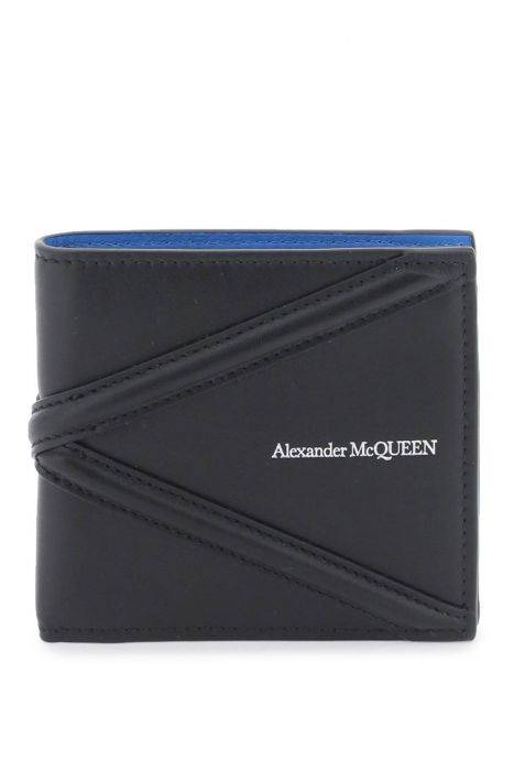 alexander mcqueen portafoglio bi-fold harness
