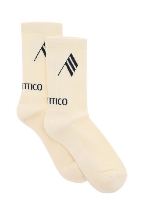 the attico logo short sports socks