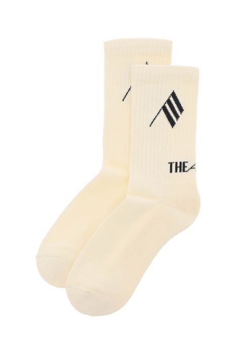 the attico logo short sports socks