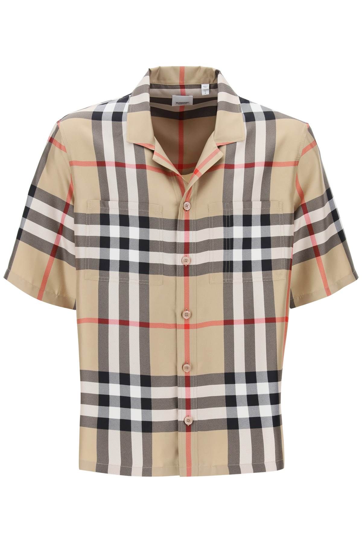 Burberry bowling shirt on sale