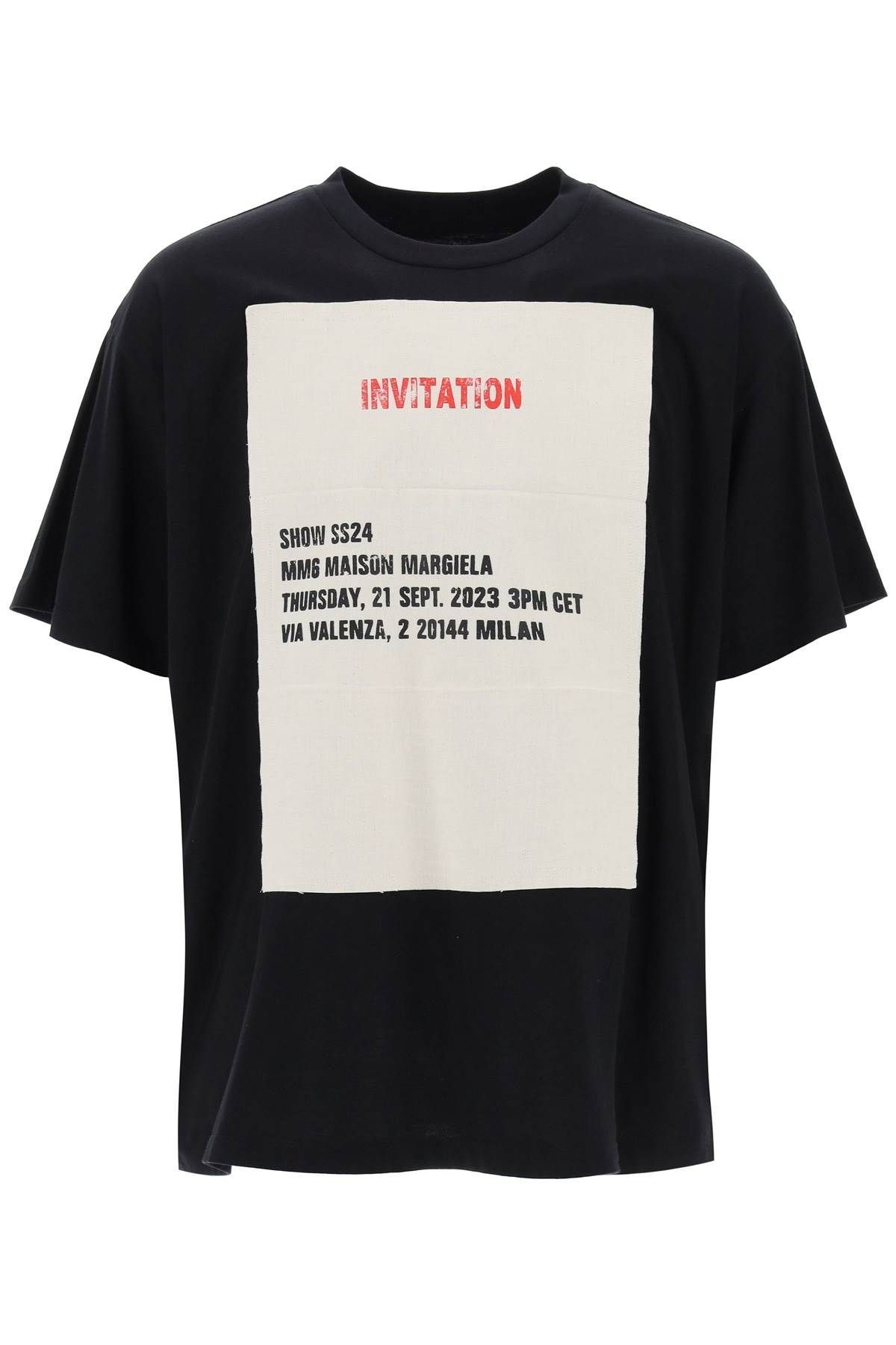 invitation print t-shirt with