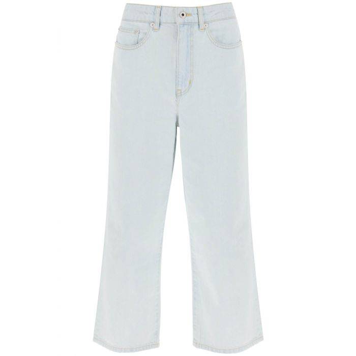 'sumire' cropped jeans with wide leg - KENZO