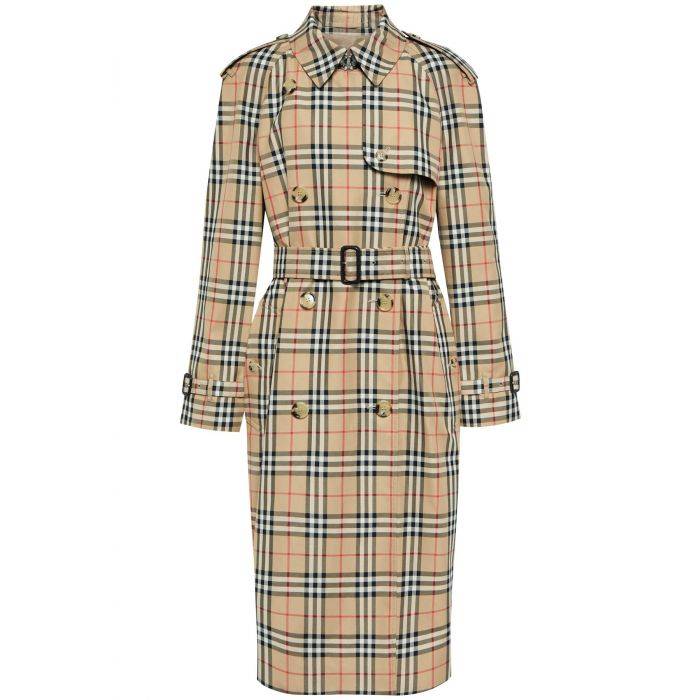 check trench coat - BURBERRY